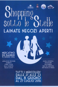 Shopping sotto le stelle